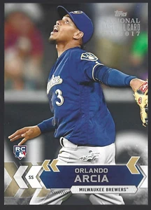 2017 Topps National Baseball Card Day Jumbo 5 x 7 #15 Orlando Arcia - Picture 1 of 1