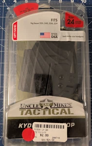 Uncle Mike's 54242 Tactical Open Top Kydex Paddle Holster SIG 225, 245, 228, 22 - Picture 1 of 4