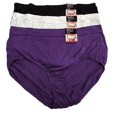 Comfort Revolution Brief Panties 3XL 10 3X NWT DFSBF1 Ultra Soft 3 pack Panty - Image 1 of 3