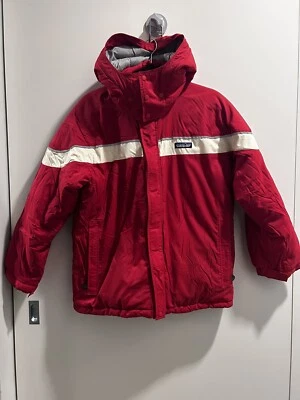 Patagonia Jacket Boys Size Large Red & White Snowshot Waterproof Insulated Ski - Image 1 of 4