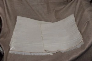 Coppia Asciugamani ospite canapa frange cm.47x50 B1 (1) Hemp Towel Serviette ° - Picture 1 of 2
