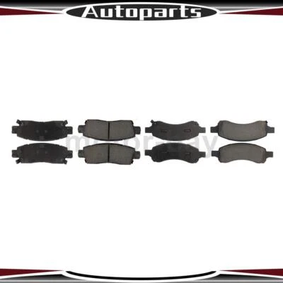 Pastillas de freno delanteras y traseras de cerámica para Chevrolet Trailblazer 2009 2008 2007 2006 Foto 1 de 4