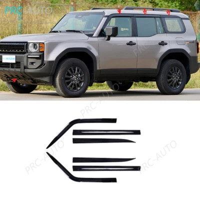For Toyota Land Cruiser LC250 2024-2025 Smoky Window Visor Sun Rain Guards 6pcs — 第 1/4 张图片