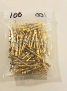 AMP Electrical Connector Pin Contact #66361-3 18-14 AWG Qty. (100) - NEW - Picture 1 of 2