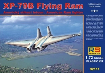 XP-79B Flying Ram, RS Models, 1:72, (92111) US Air Force