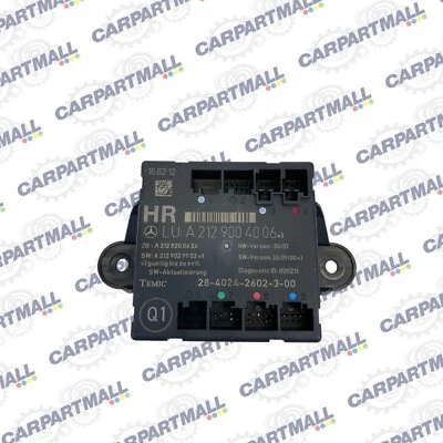2006-2016 Mercedes-Benz E350 Rear Right Side Door Control Module A2129004006 Foto 1 de 4