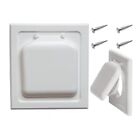 1 Set 4 Inch  Outdoor Vent Cover Duct Tube & Trim  Indoor Dryer Vent F7Y21942