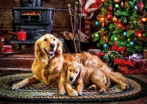 Larry Hersberger Holiday Happiness 300 Piece Jigsaw Puzzle for Adults - Picture 1 of 12
