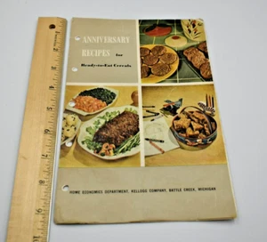 Anniversary Recipes for Ready To Eat Cereal Booklet Kellogg Company - Picture 1 of 3