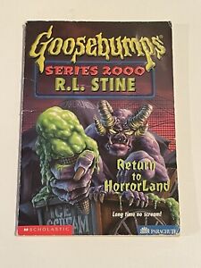 R.L. Stine Goosebumps Series 2000 #13 Return to Horrorland  1st Edition Rare