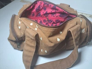 Vintage VOLCOM Y2K Barrel Dufflebag Purse Lil Monster Skater Girl Ryan Sheckler - Picture 1 of 24