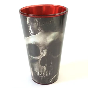 Sons of Anarchy Pint Glass Beer Cup Metallic Foil Red 16 Ounce SOA SAMCRO Jax - Picture 1 of 10
