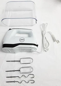 New, White LUMME 5 Speed Hand Mixer w/Storage Box Model #BL103B - Picture 1 of 20