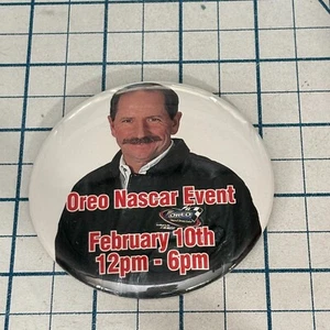 Dale Earnhardt #3 2001 Oreo Cookie Sponsor NASCAR Vintage Pinback Button - Picture 1 of 2