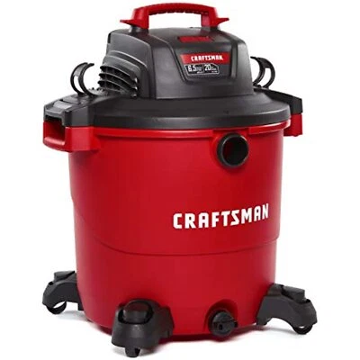 Aspiradora en húmedo/seco Craftsman cmxevbe17596 20 galones 6,5 HP pico, aspiradora de taller de alta resistencia Foto 1 de 4