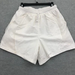 adidas Originals Womens 3-Stripes White Athletic Gym Running Shorts Large - Picture 1 of 13