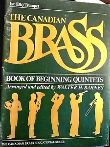 The Canadian Brass Book of Beginning Quintets, 1st Trumpet Book - Picture 1 of 7