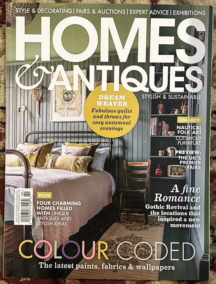 HOMES AND ANTIQUES MAGAZINE ISSUE 390 OCTOBER 2024 Colour Coded Foto 1 de 1