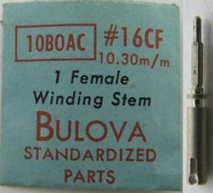 Vástago de bobinado dividido hembra Bulova 10BOAC #404 *16CF * - Imagen 1 de 1