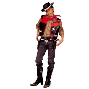 Western Kostüm 140 cm 8-10 Jahre Kinderkostüm Cowboy Sheriff Wilder Westen - Bild 1 von 1