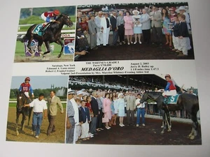 MEDAGLIA D' ORO, Whitney Stakes Winner 2003 at Saratoga- 8x10"- Jerry Bailey UP - Picture 1 of 8