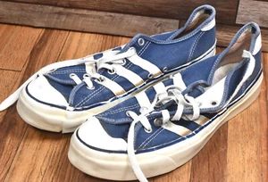 Vintage ORIGINAL KEDS AllSport Canvas Mens Basketball Shoes SNEAKERS Blue White - Picture 1 of 11