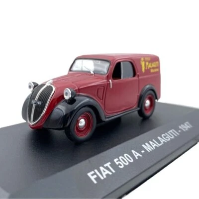 Modellino Auto Atlas Ex Magazine 1/43 Fiat 500 A Cicli Malaguti 1947 - Immagine 1 di 4