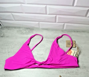 NUOVO top bikini Toast Swim Signature Knot rosa taglia large nuovo con etichette movimento FP - Foto 1 di 7