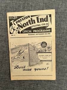 PRESTON NORTH END V ARSENAL DIVISION 1 1956 - Picture 1 of 2