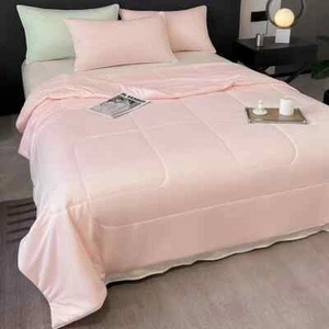 Summer Cooling Blanket AirCondition Comforter Lightweight Quilt with Double Side - Picture 1 of 31