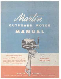 MARTIN "40", 4.5Hp   Outboard Motor SERVICE MANUAL. - Picture 1 of 3