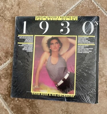 1930 David Rose & His Orchestra "The Music of the 1930's" Stereo 2-LP Set Sealed - Image 1 of 4