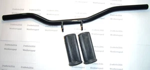Zündapp, Fußrasten Rohr /-Bügel schwarz + Muffen  C50 Super Typ441-01 - Bild 1 von 1