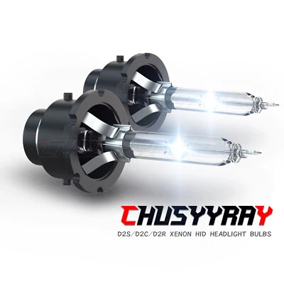 Bombillas de faros delanteros HID de 6000 k para Nissan Rogue 2008-2013 ajuste de stock de haz bajo x2 Foto 1 de 4