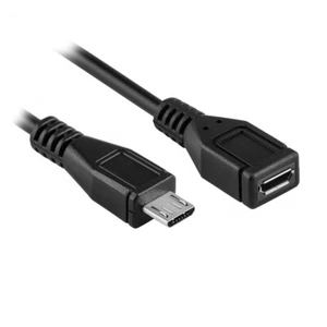 I53 Micro USB Prolongement Connecteur À Douille 30cm Câble de Chargement - Photo 1 sur 8