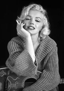 Reproduction Vintage Marylin Monroe "Guitar" Poster, Size A2 - Bild 1 von 1