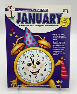 The Mailbox January Grades 4-6 Monthly Idea Book For Curriculum Support - Imagen 1 de 4