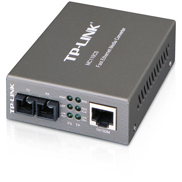 TP-Link 10/100Mbps Single-Mode Media Converter (MC110CS) - Image 1 of 1