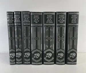 Harry Potter Complete Custom Slytherin Art Hardcover Set Books 1-7 J.K. Rowling - Picture 1 of 9