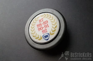 Lancia Delta HF 16v World Rallye Champion Horn Button Hupe Steering Lenkrad - Bild 1 von 2