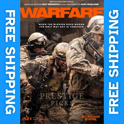 Warfare (2025) Blu-ray Brand New - 1080p Full HD All Region English Subtitle - Image 1 of 4