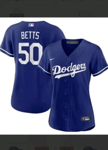 BASEBALL JERSEY Mens LA DODGERS BETTS #50 Official Home Replica Royal Blue NWT - Picture 1 of 11