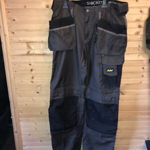 Snickers Work trousers 3212 grey/black size 152