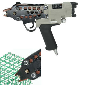 1/4'' C-760A Pneumatic Hog Ring Gun for Spring Mattress Animal Cages