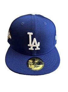 Los Angeles Dodgers 2023 Post Season Side Patch 59FIFTY Fitted. Blue 7 1/4. - Picture 1 of 5