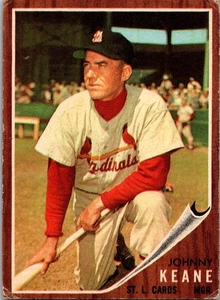 1962 Topps  - #198- Johnny Keane - VGE - EX - Picture 1 of 2