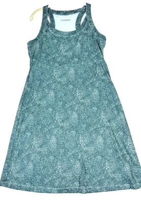 Vestido Columbia Pequeño Ropa Activa Fitness Sin Mangas Corredor Espalda Verde Foto 1 de 4