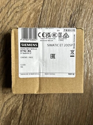 Siemens DI Digital Input ET 200SP Module 6ES7 131-6BH01-0BA0 (G9 (1) - Image 1 of 2