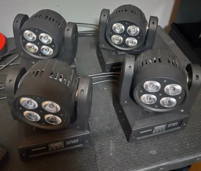 Equinox Fusion 50 Hex Wash Moving Heads, x4, RGBW A UV, Bag, Very Good Condition - Image 1 of 4