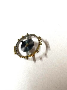 ELGIN 18 SIZE TASCHENUHR UNRUH KOMPLETT MIT FLACHER HAARFEDER --- BR - 129 - Bild 1 von 2